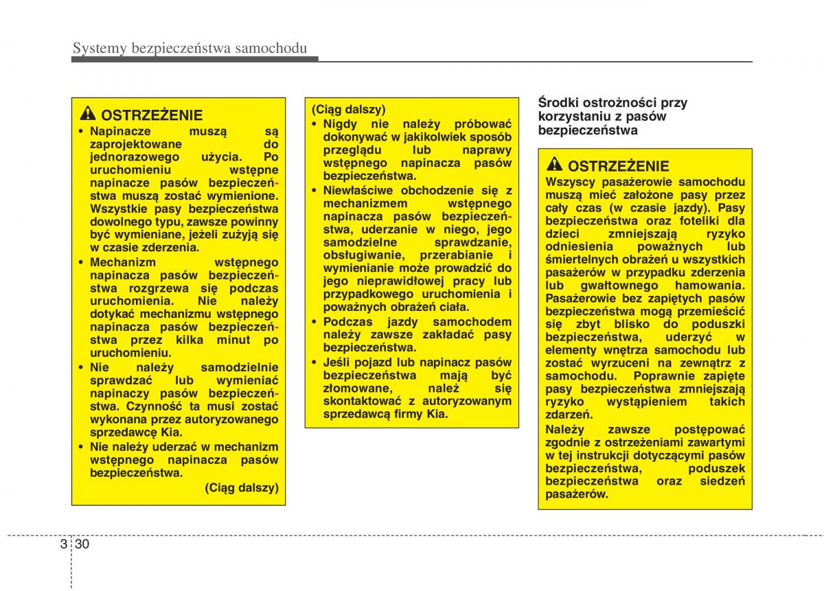 KIA Optima III 3 instrukcja obslugi / page 43