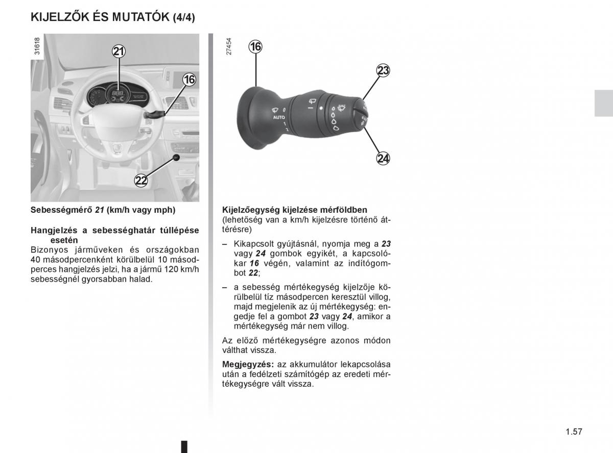 Renault Fluence Kezelesi utmutato / page 61