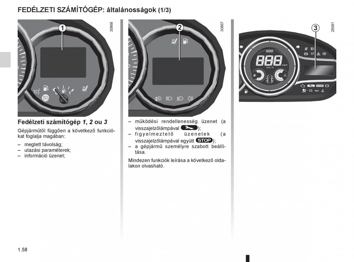 Renault Fluence Kezelesi utmutato / page 62