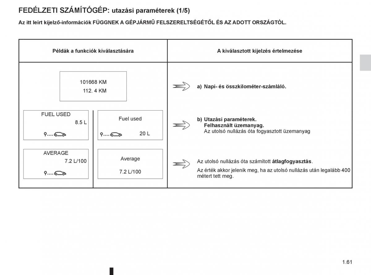 Renault Fluence Kezelesi utmutato / page 65