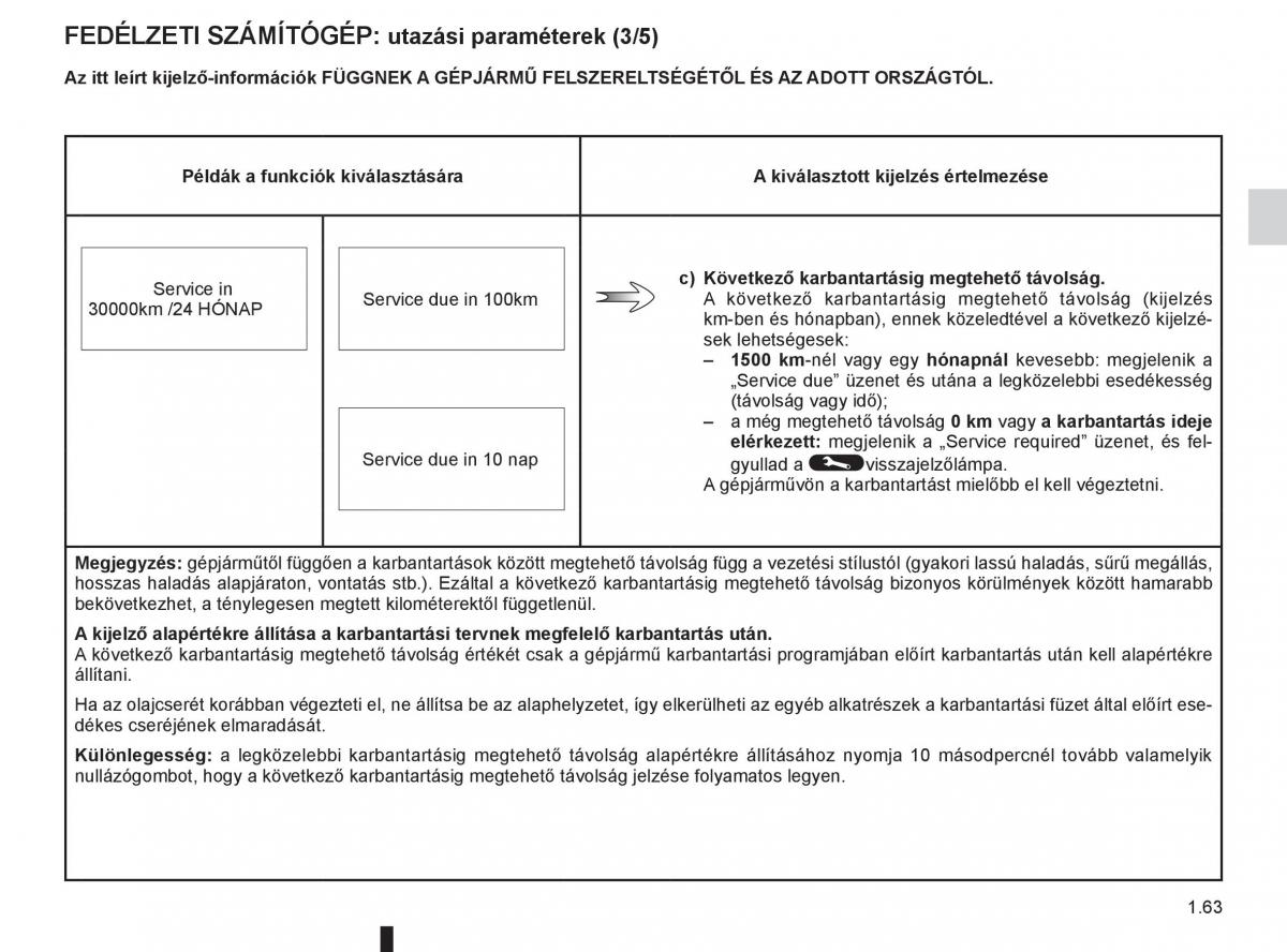 Renault Fluence Kezelesi utmutato / page 67