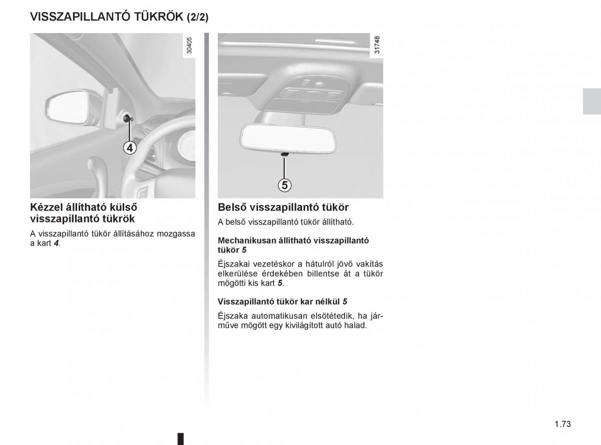 Renault Fluence Kezelesi utmutato / page 77