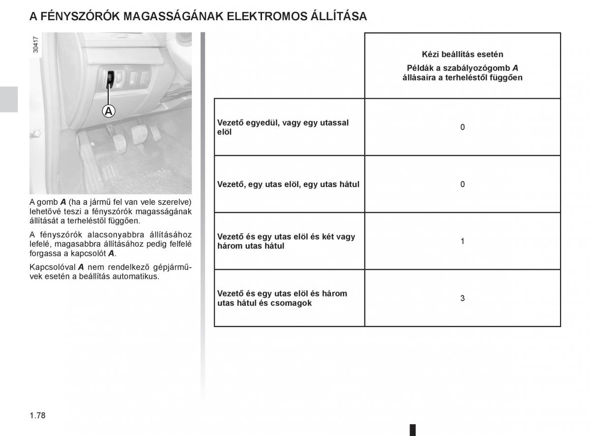 Renault Fluence Kezelesi utmutato / page 82