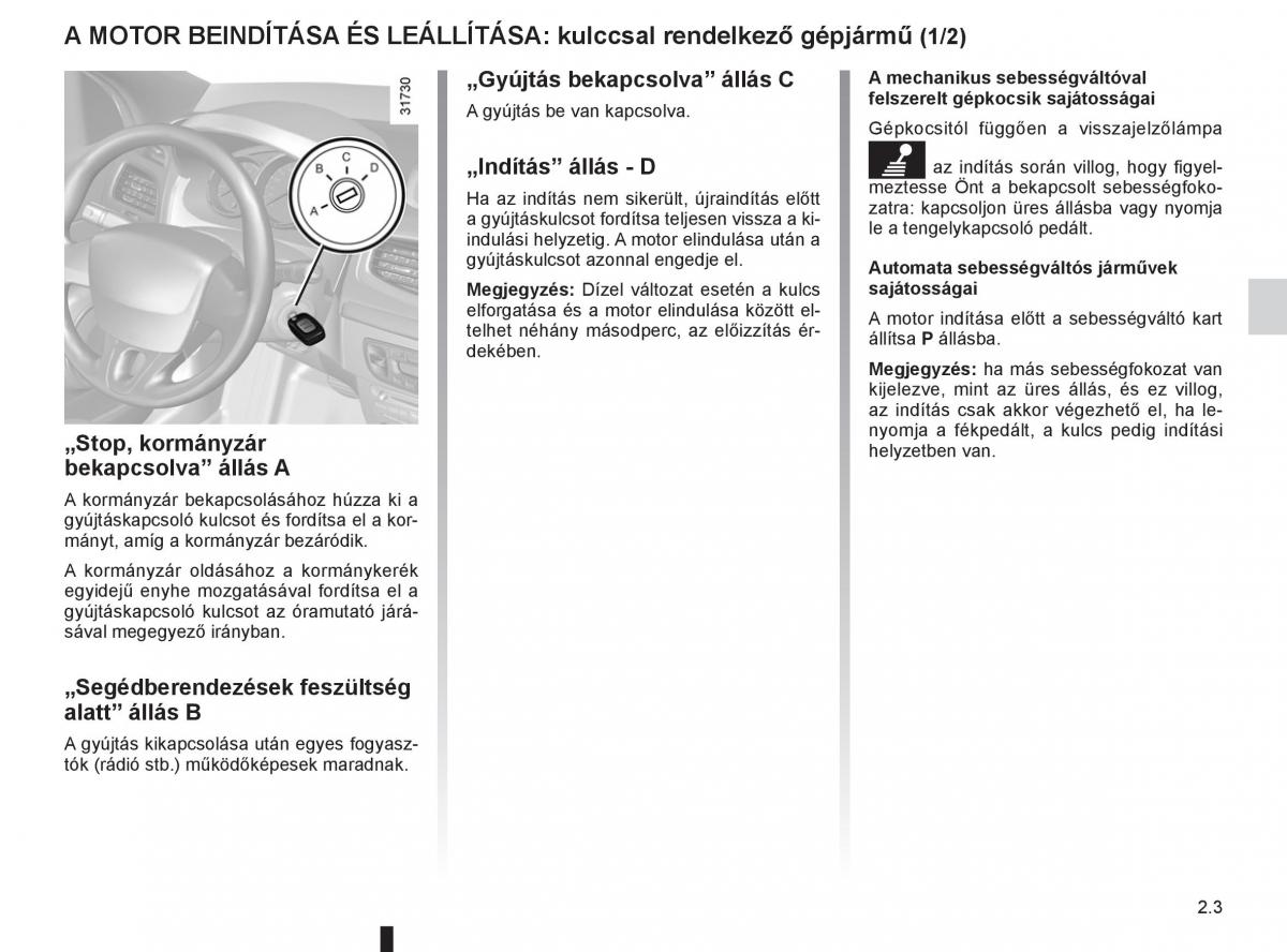 Renault Fluence Kezelesi utmutato / page 91