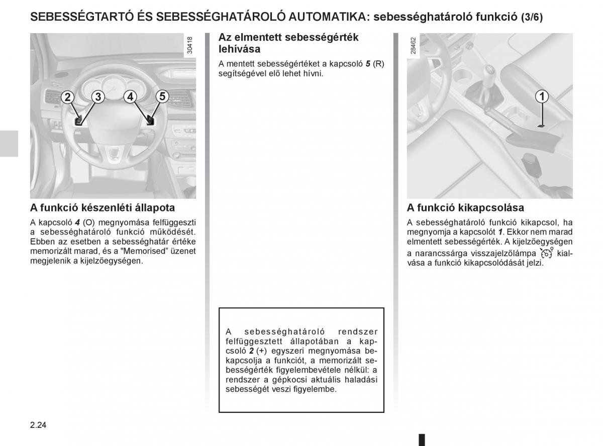 Renault Fluence Kezelesi utmutato / page 112