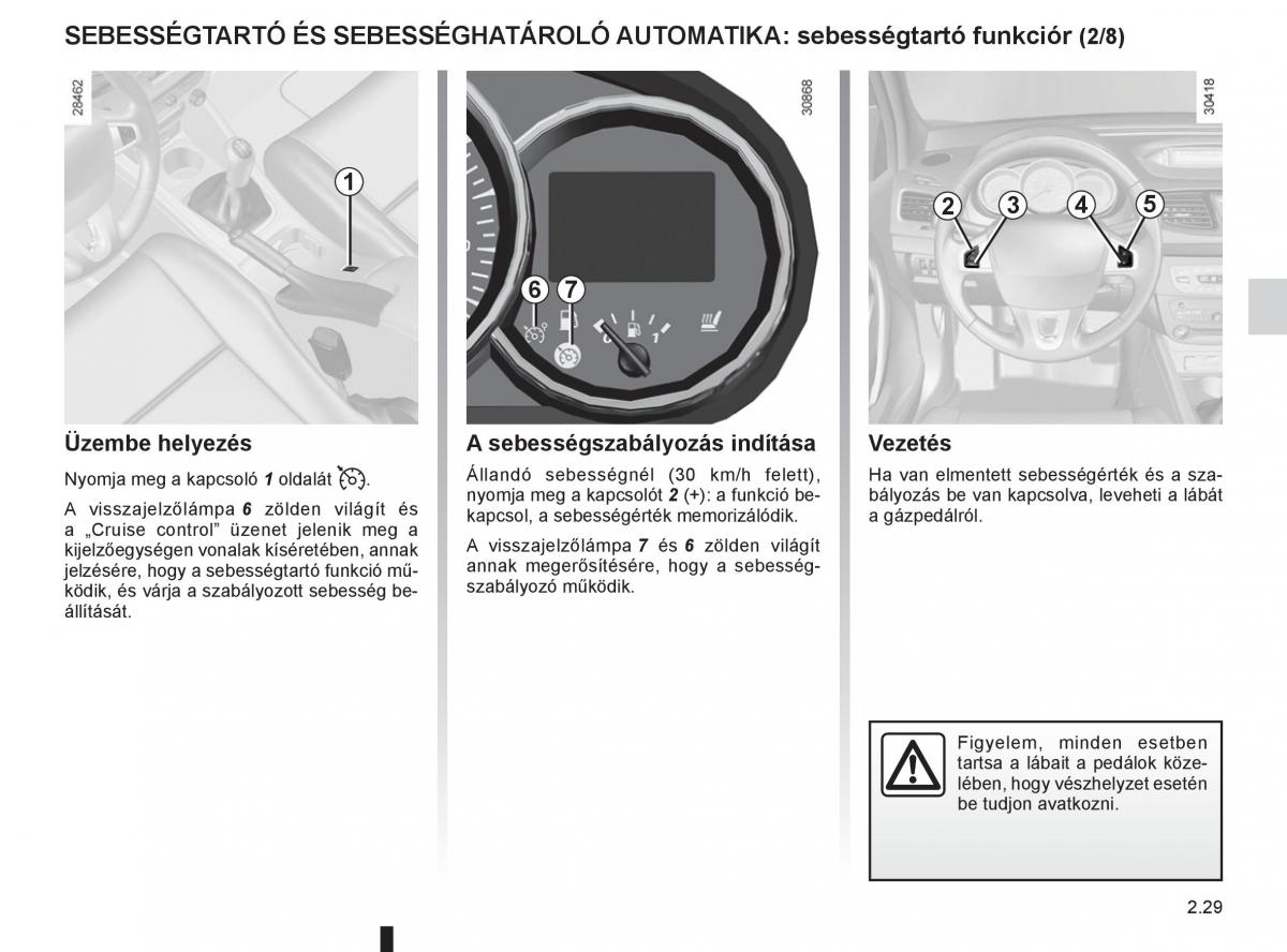 Renault Fluence Kezelesi utmutato / page 117