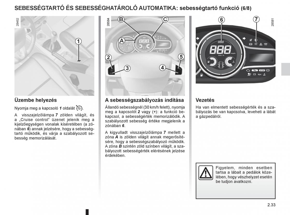 Renault Fluence Kezelesi utmutato / page 121