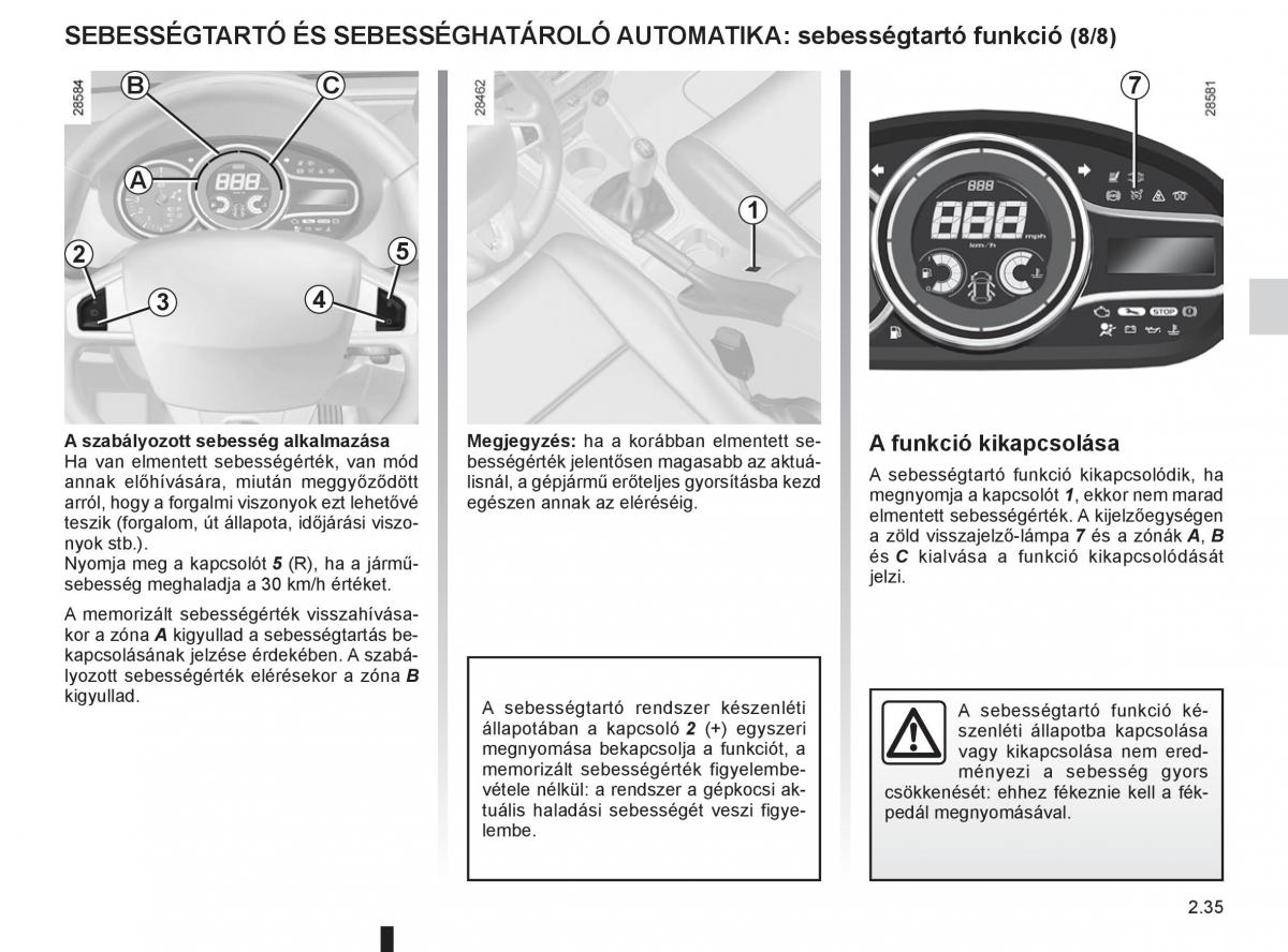 Renault Fluence Kezelesi utmutato / page 123