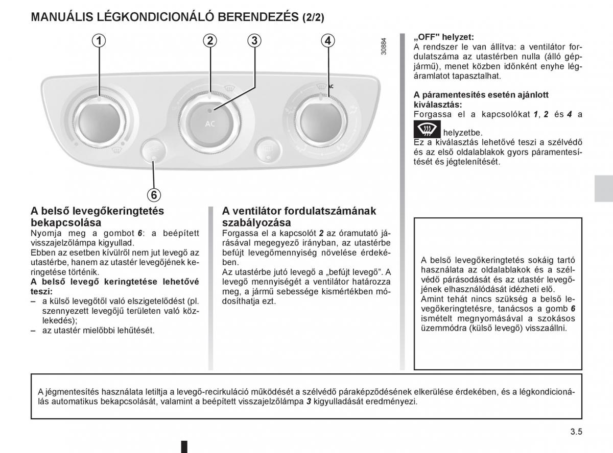 Renault Fluence Kezelesi utmutato / page 133