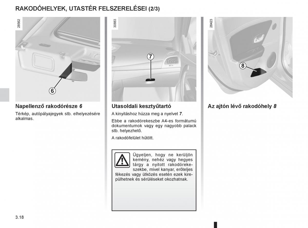 Renault Fluence Kezelesi utmutato / page 146