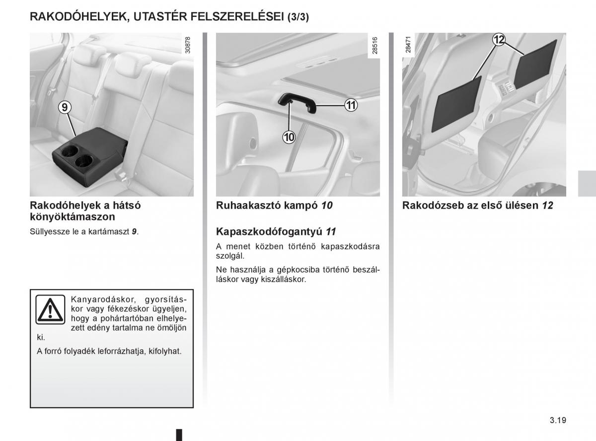 Renault Fluence Kezelesi utmutato / page 147