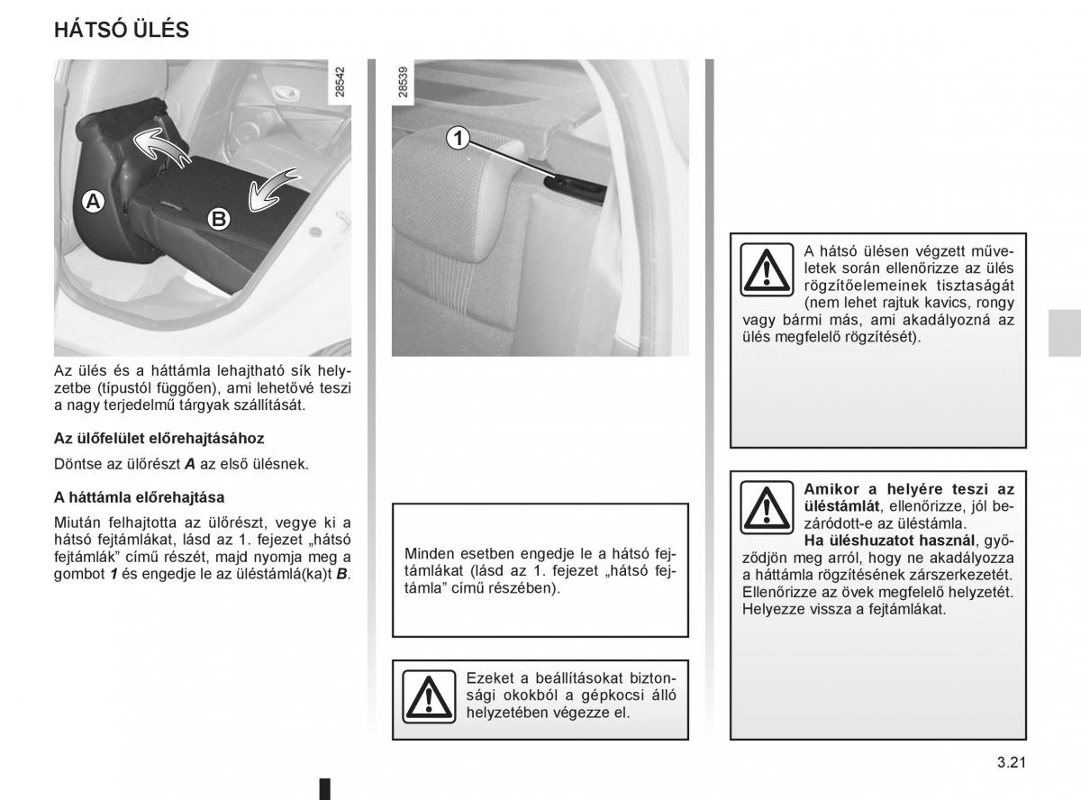 Renault Fluence Kezelesi utmutato / page 149