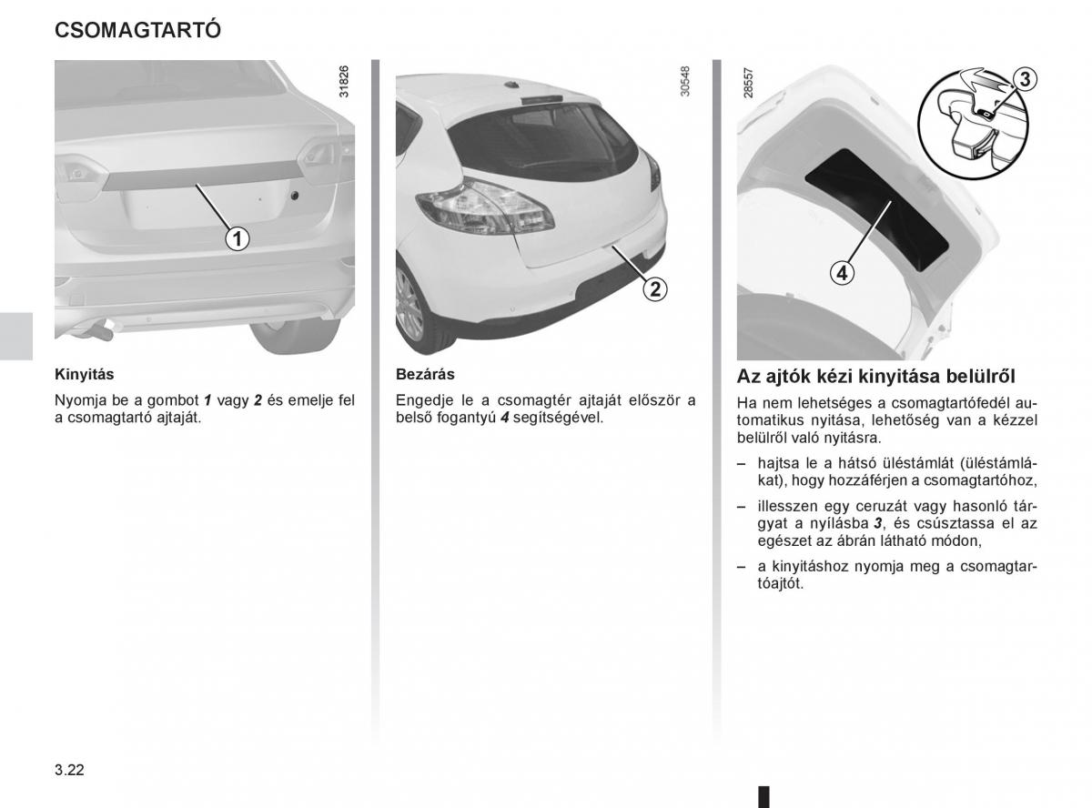 Renault Fluence Kezelesi utmutato / page 150