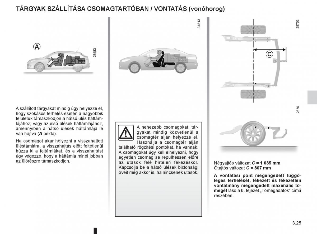 Renault Fluence Kezelesi utmutato / page 153