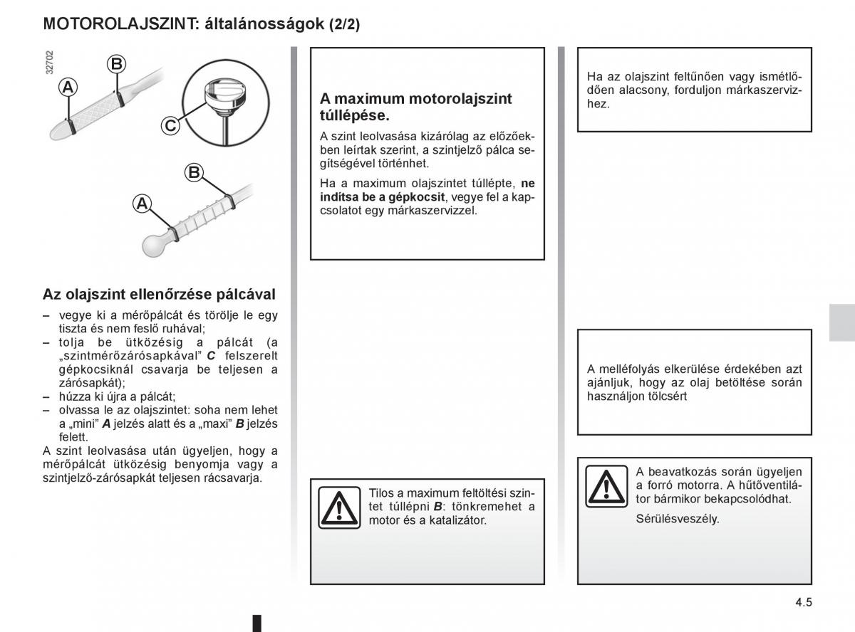 Renault Fluence Kezelesi utmutato / page 161