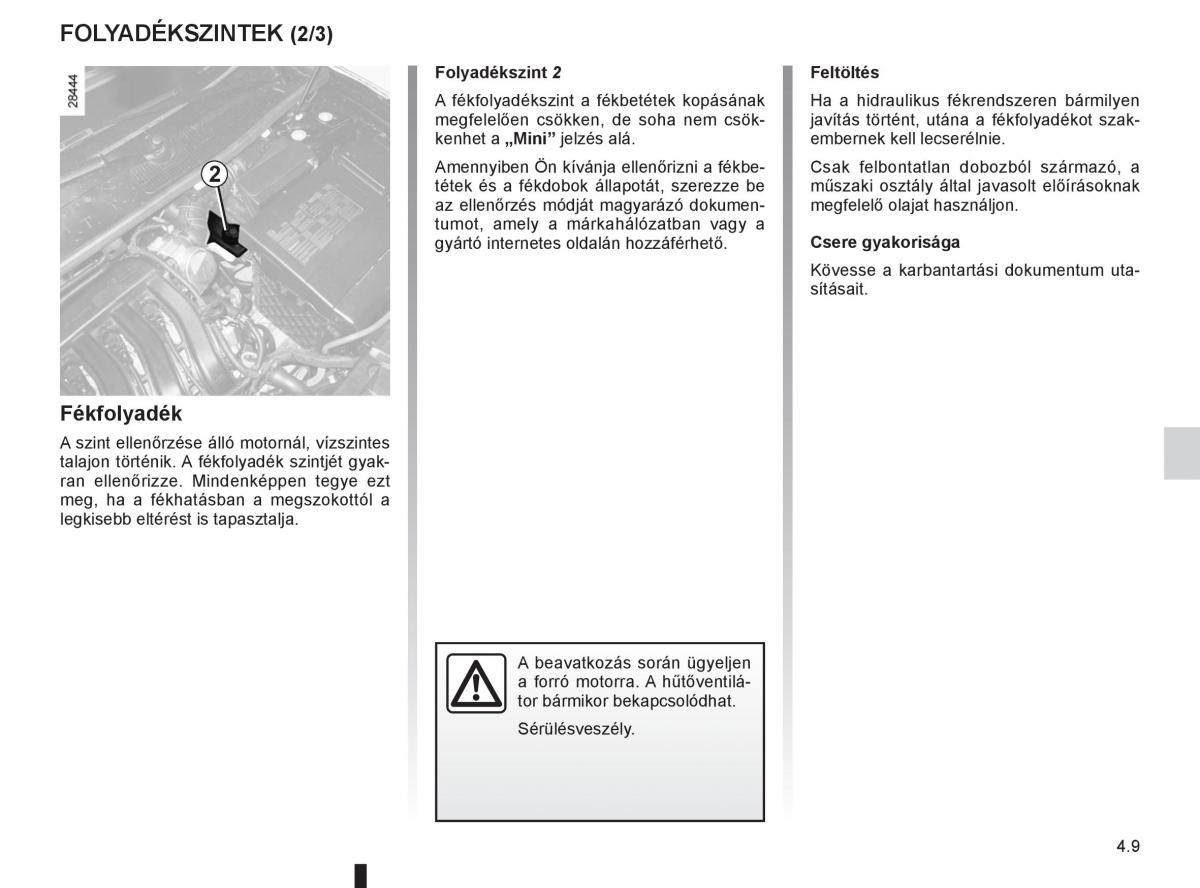 Renault Fluence Kezelesi utmutato / page 165