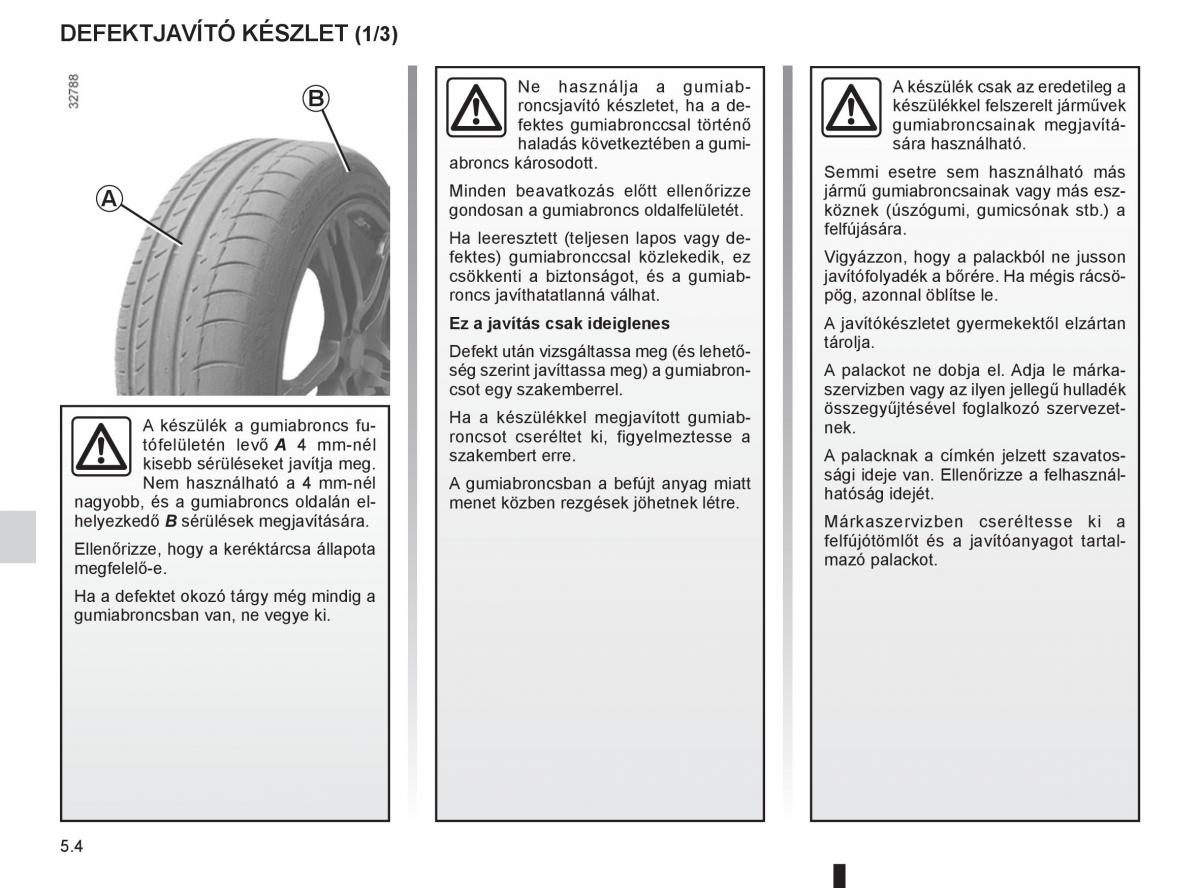 Renault Fluence Kezelesi utmutato / page 176