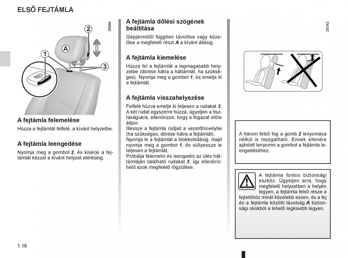 Renault Fluence Kezelesi utmutato / page 20