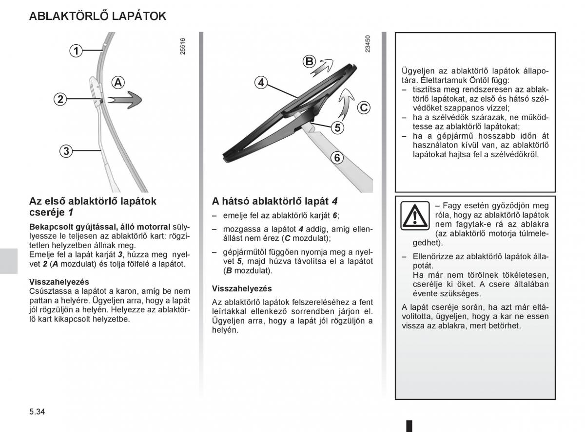 Renault Fluence Kezelesi utmutato / page 206