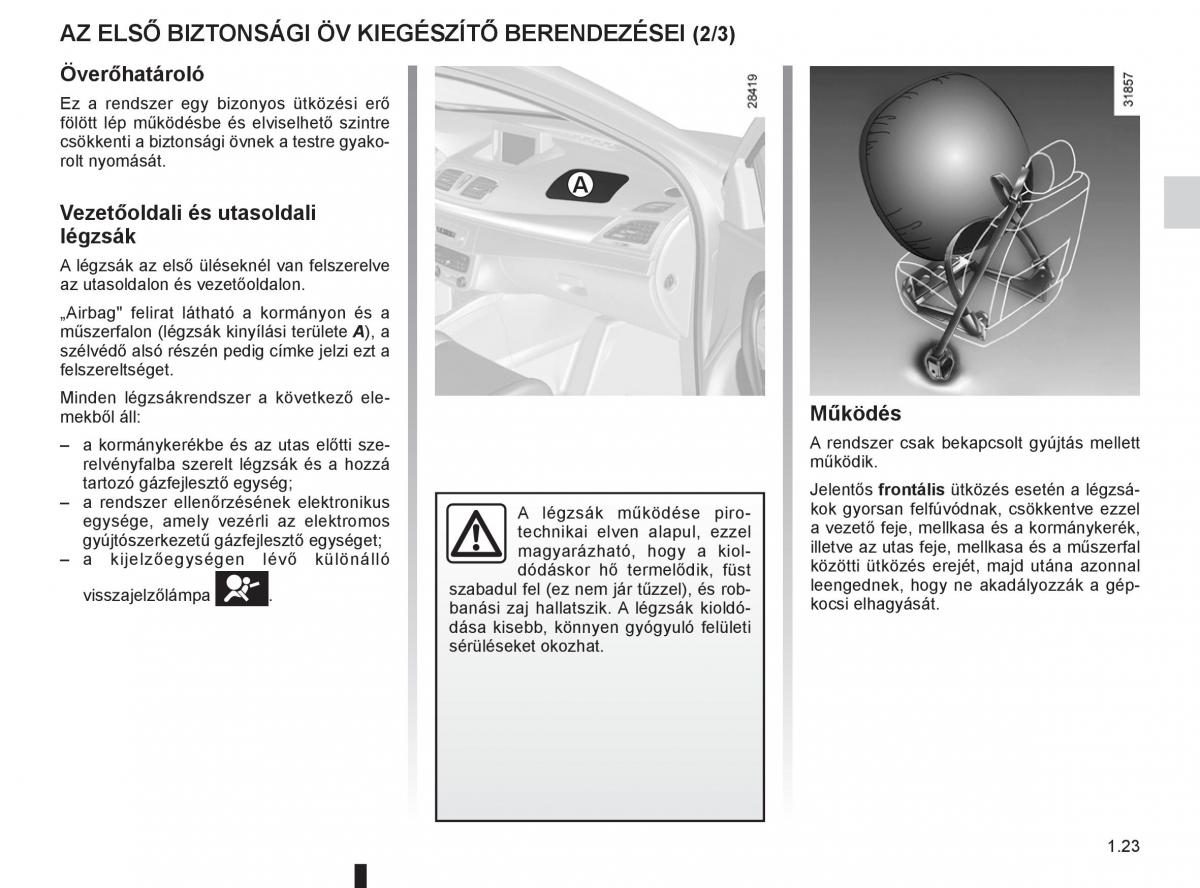 Renault Fluence Kezelesi utmutato / page 27