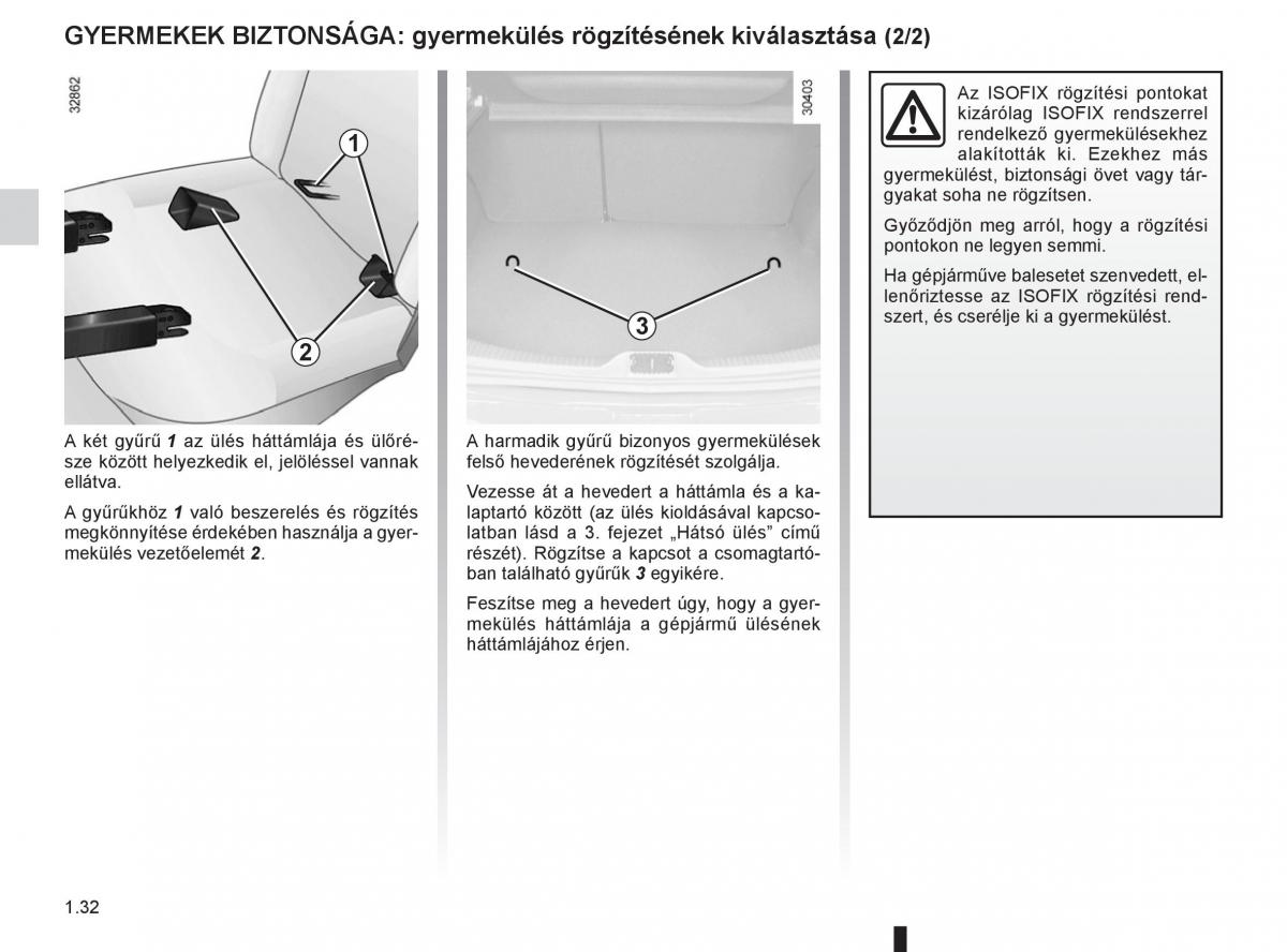 Renault Fluence Kezelesi utmutato / page 36