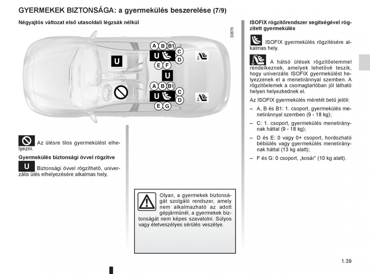 Renault Fluence Kezelesi utmutato / page 43