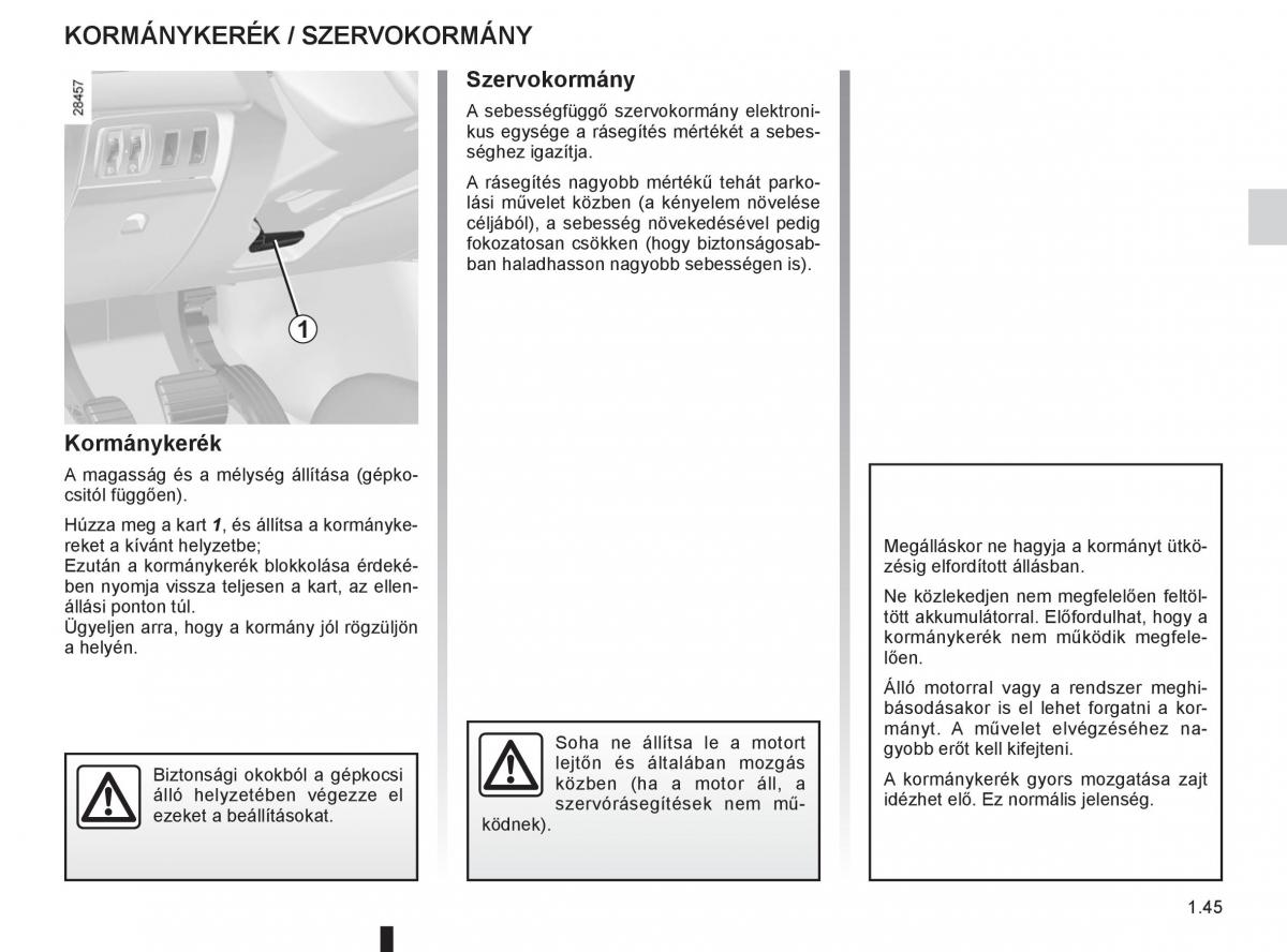 Renault Fluence Kezelesi utmutato / page 49