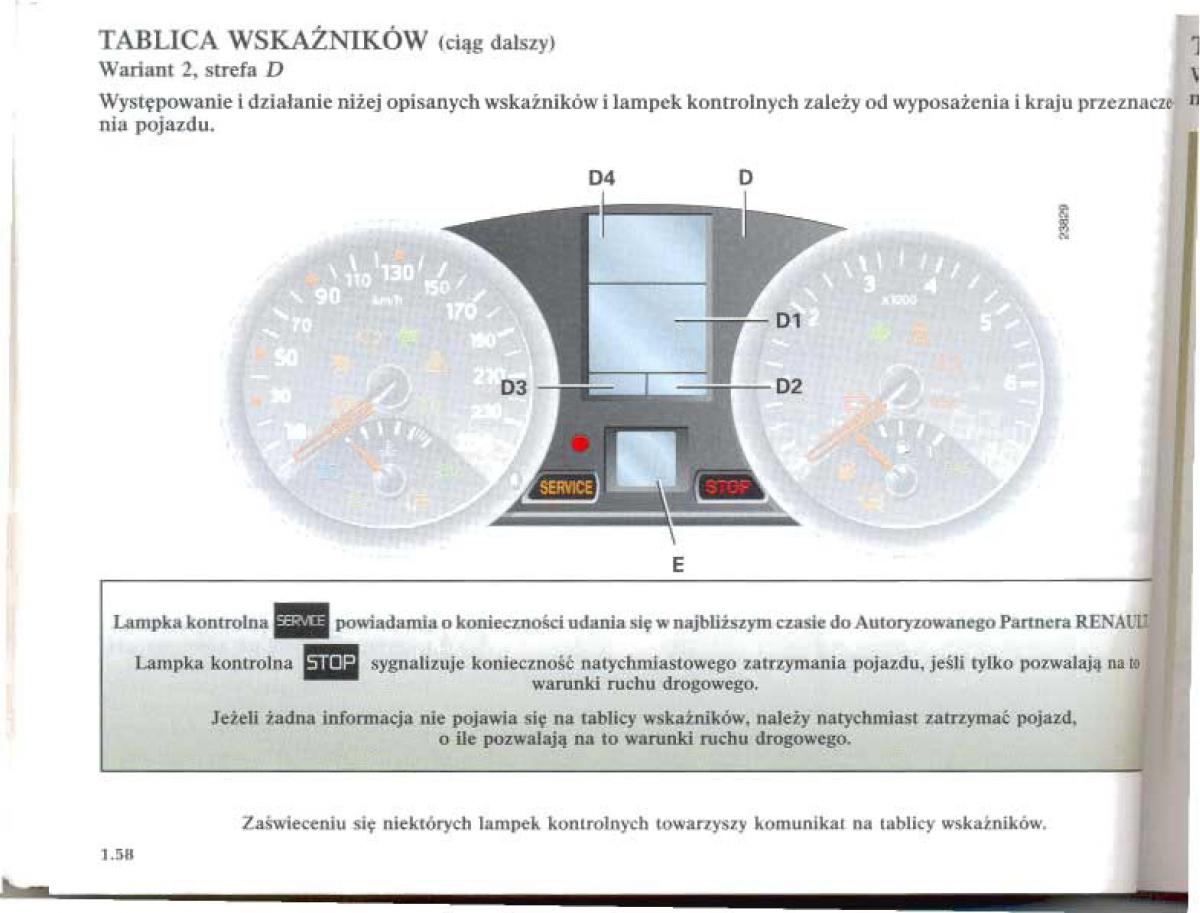 Renault Megane II 2 instrukcja obslugi / page 64