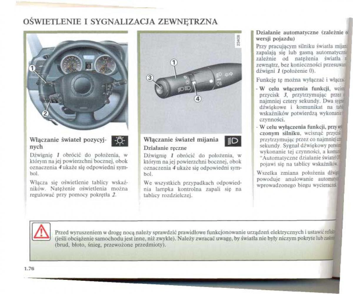 Renault Megane II 2 instrukcja obslugi / page 82