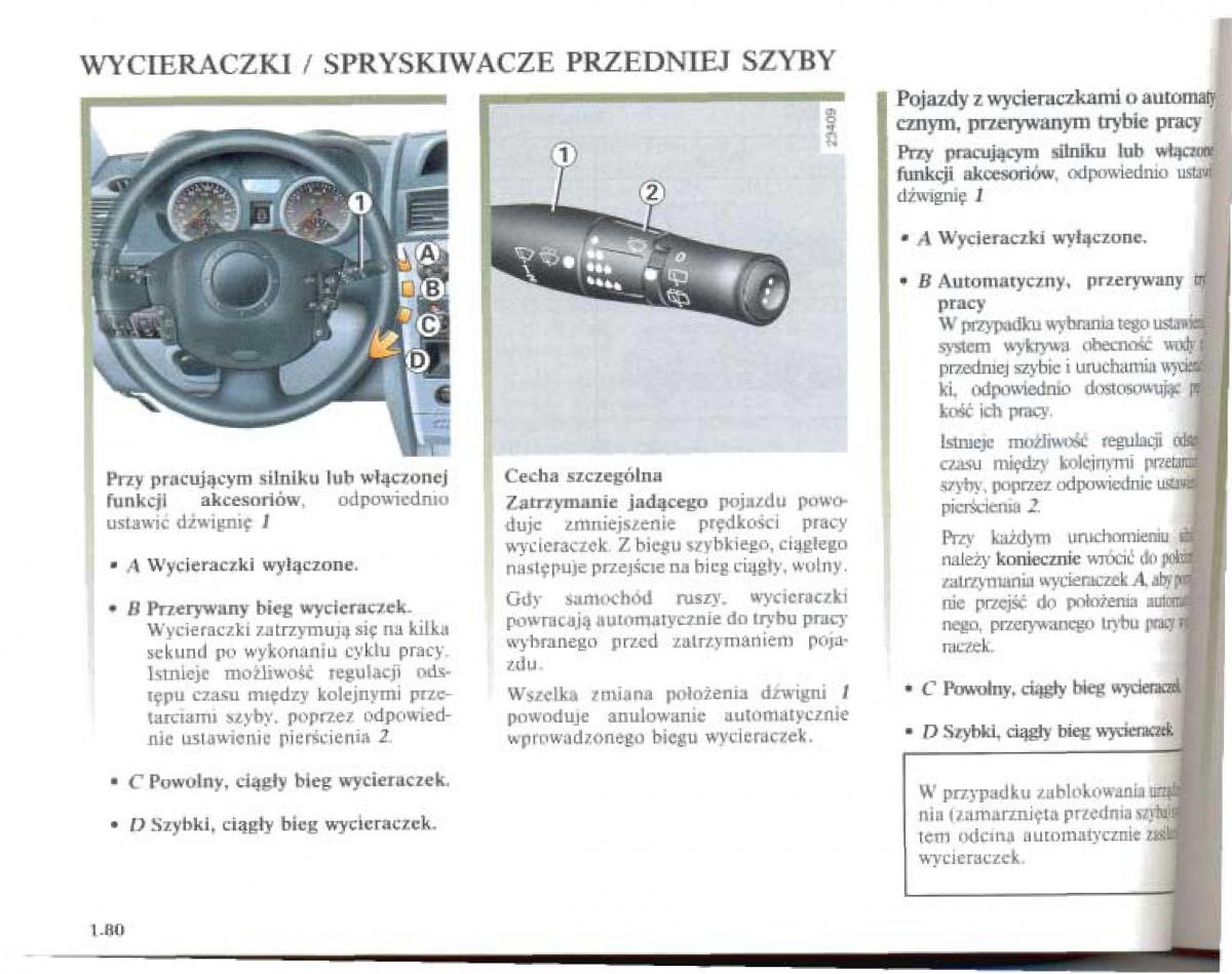 Renault Megane II 2 instrukcja obslugi / page 86