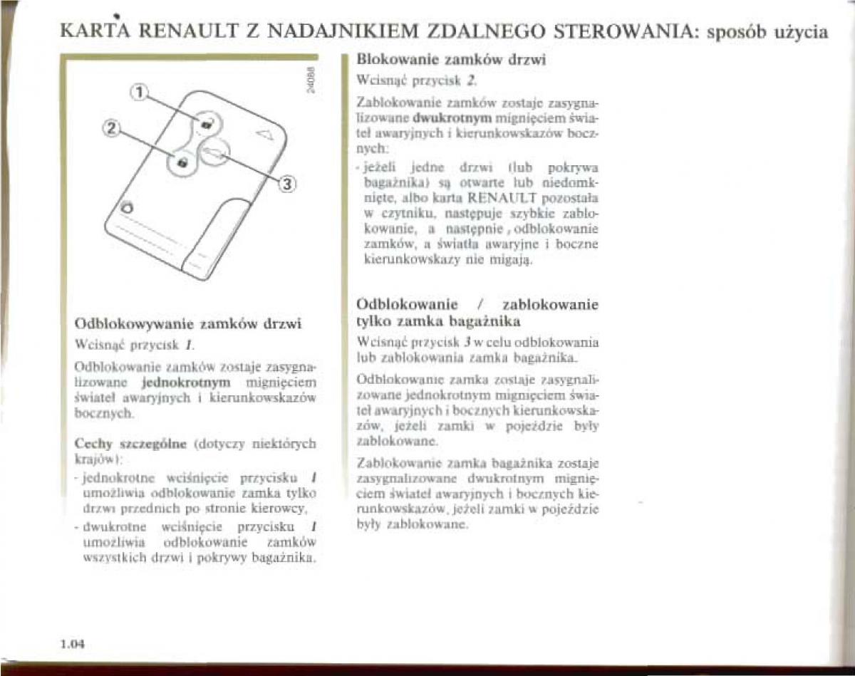 instrukcja obsługi Renault Megane Renault Megane II 2 instrukcja / page 11
