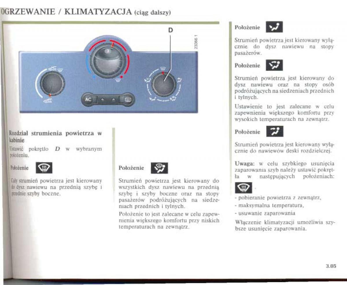 Renault Megane II 2 instrukcja obslugi / page 127