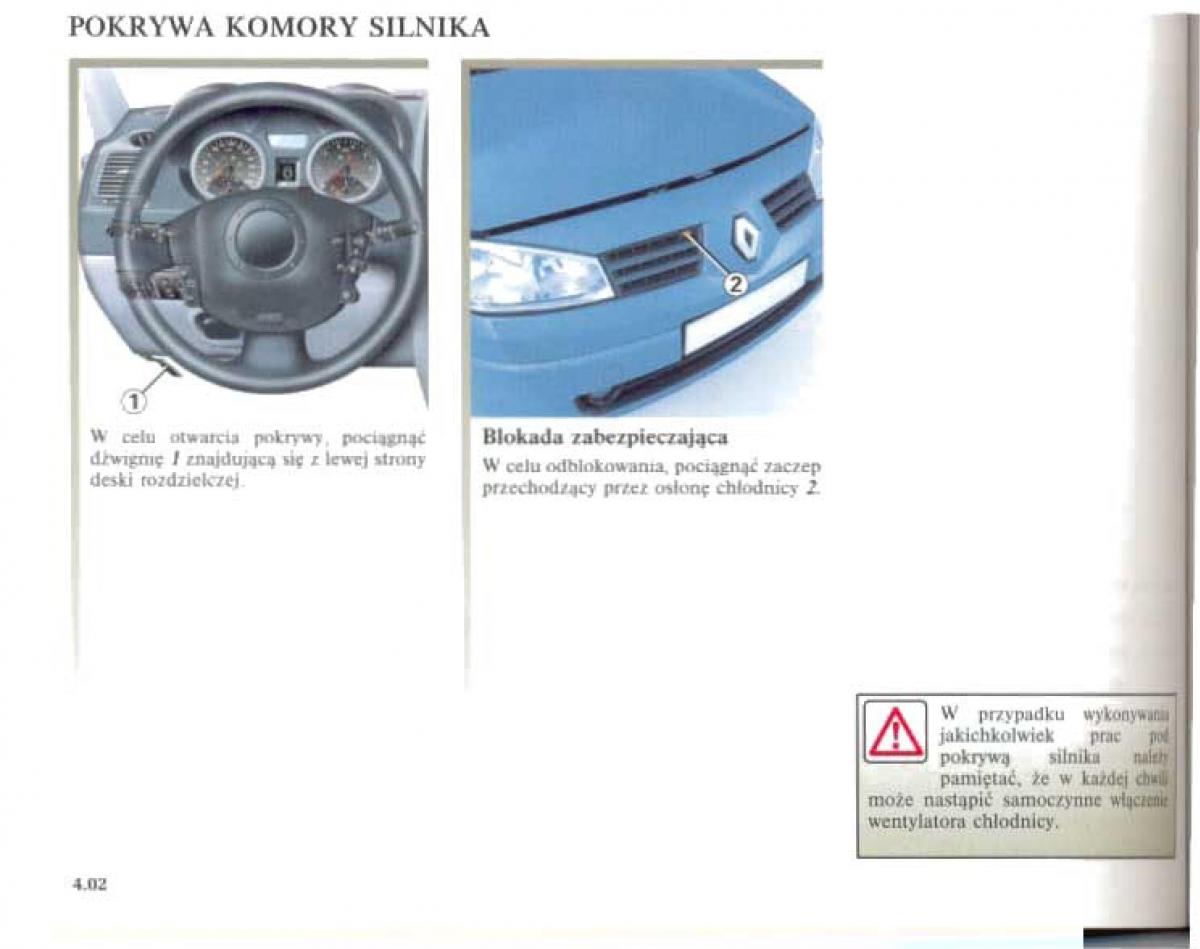 Renault Megane II 2 instrukcja obslugi / page 159