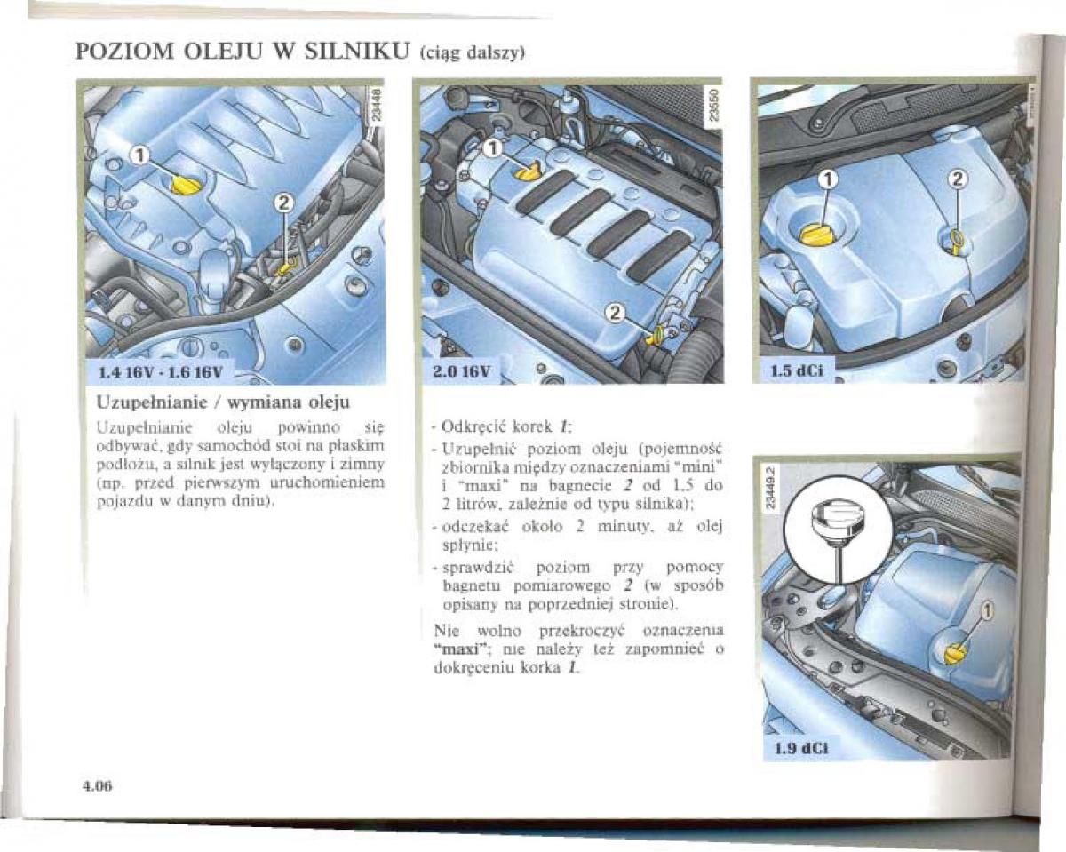 Renault Megane II 2 instrukcja obslugi / page 163