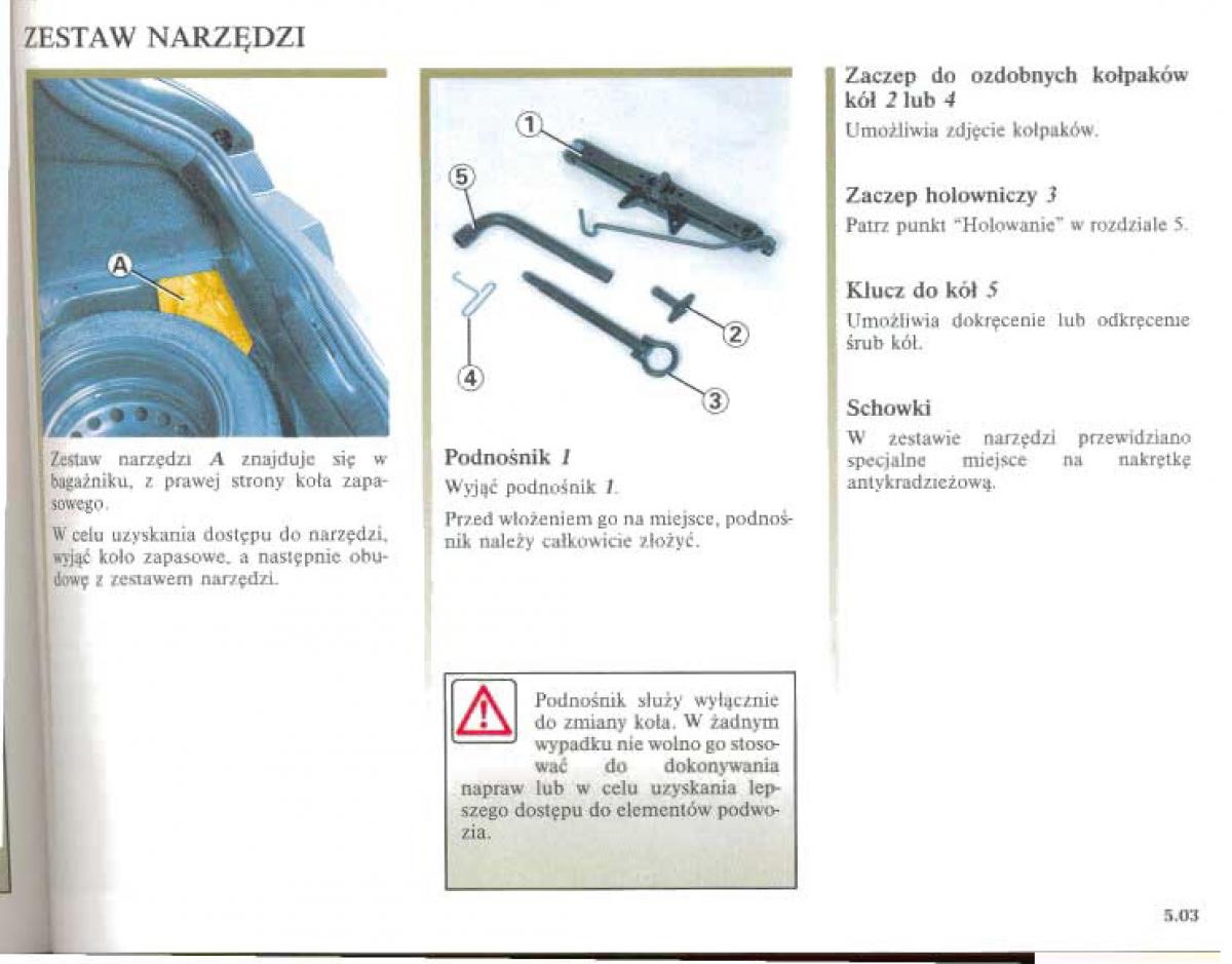 Renault Megane II 2 instrukcja obslugi / page 174