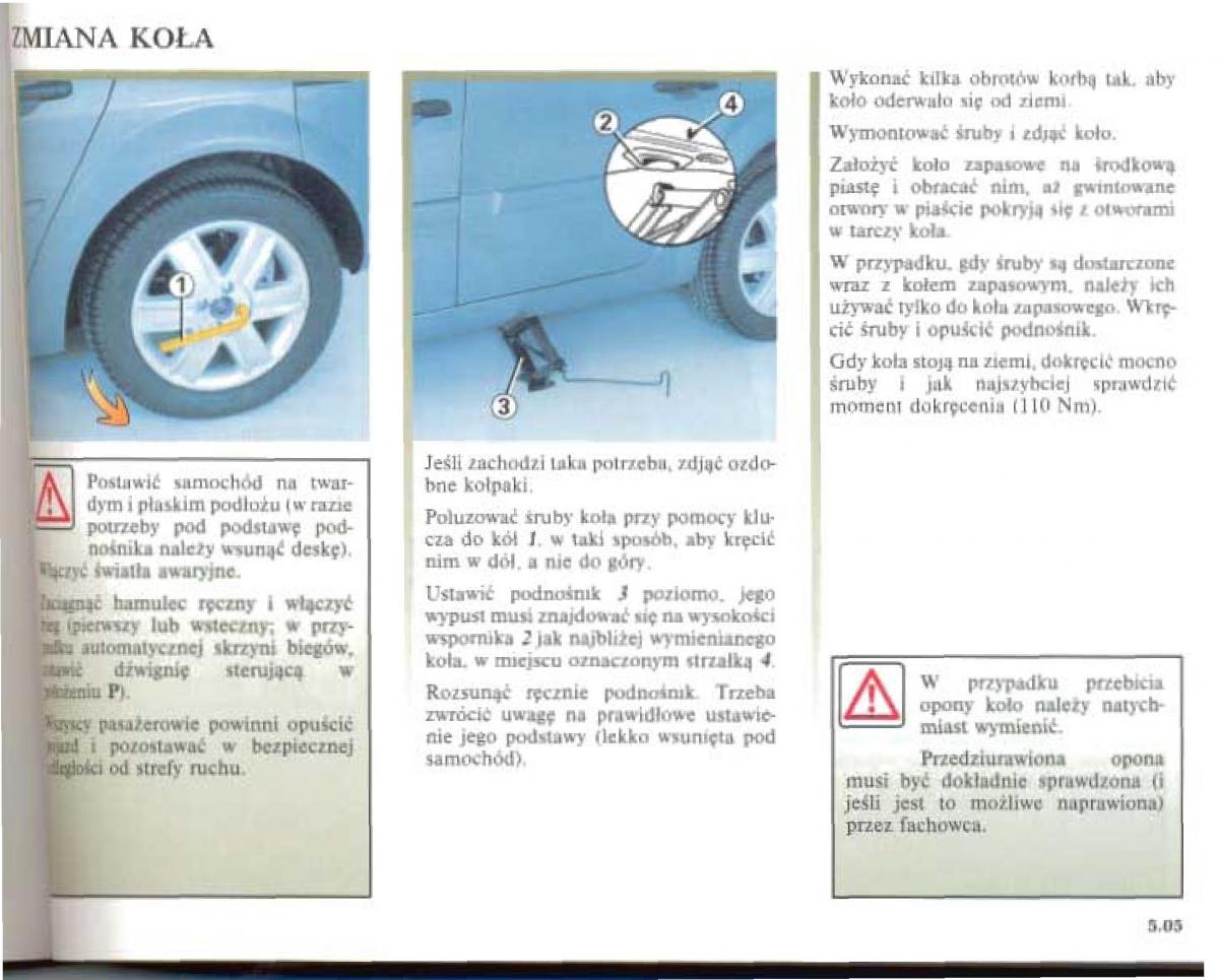 Renault Megane II 2 instrukcja obslugi / page 176