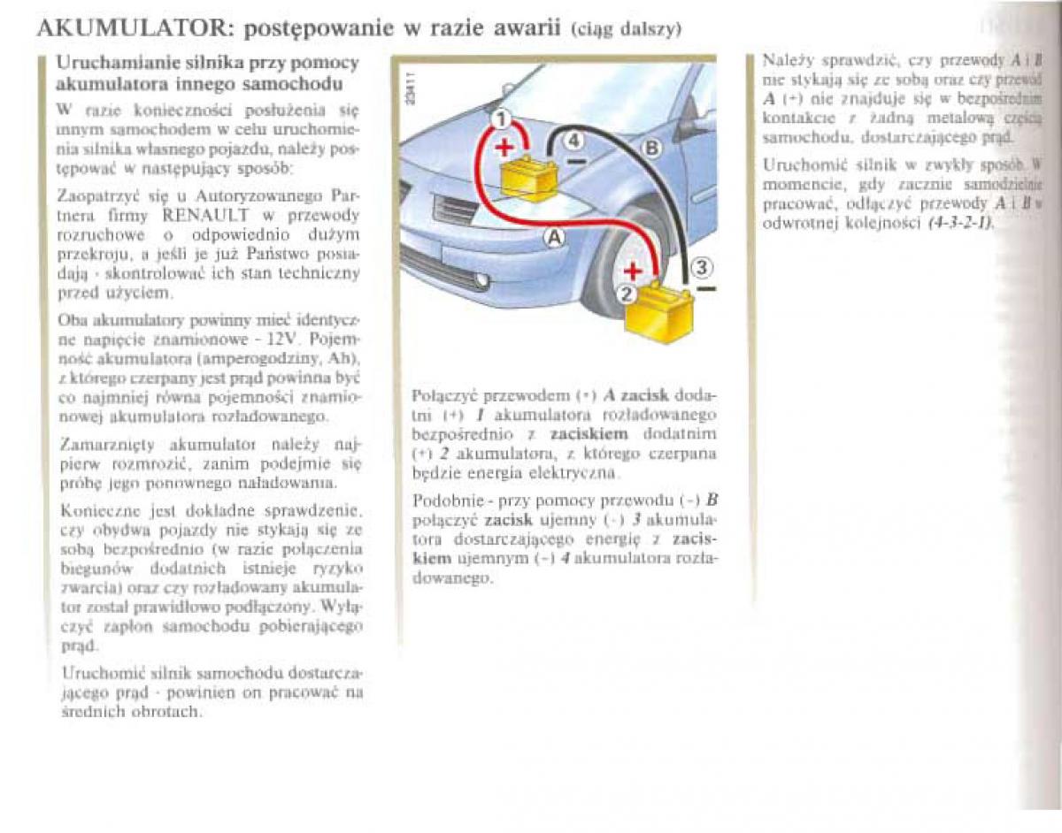 Renault Megane II 2 instrukcja obslugi / page 193