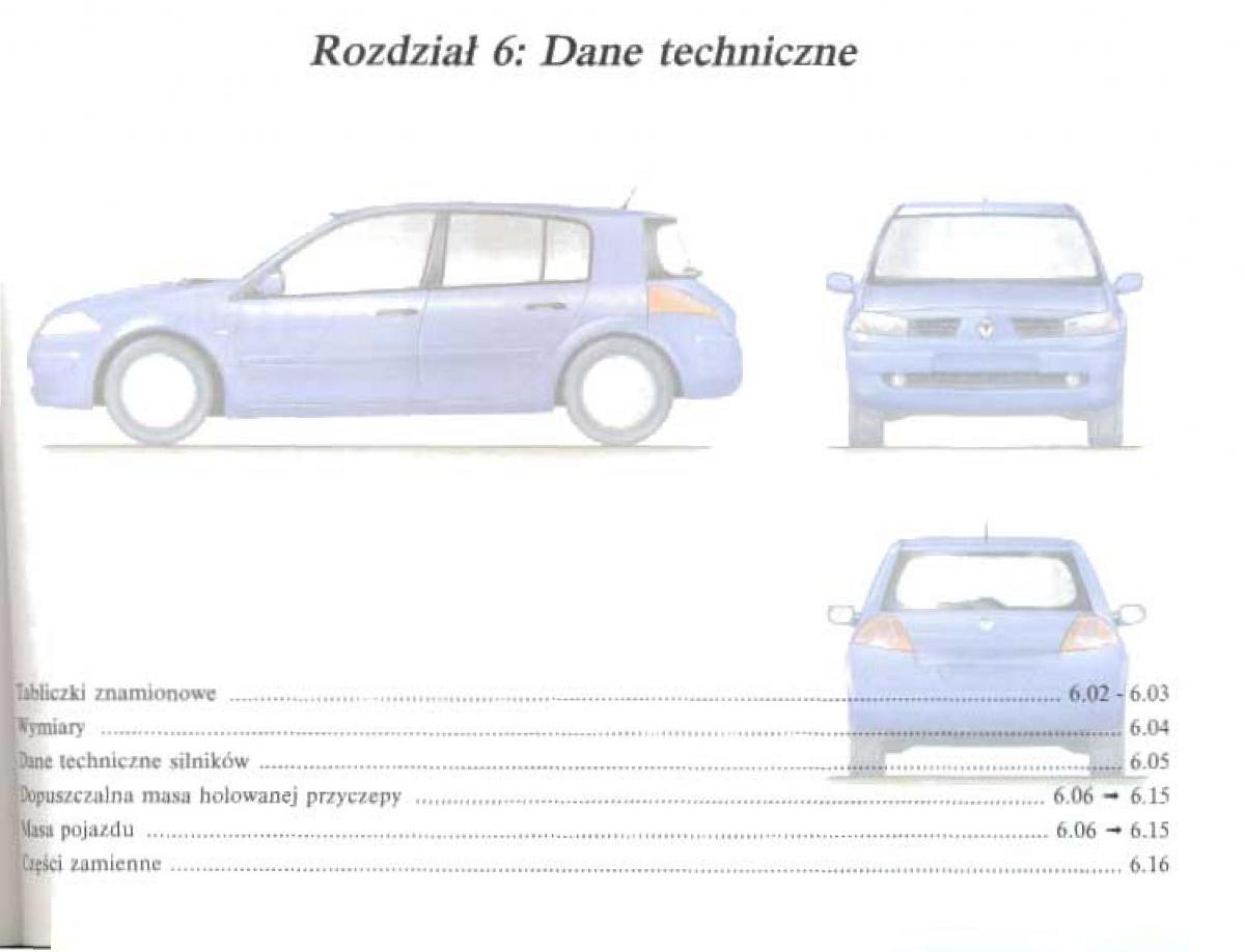 Renault Megane II 2 instrukcja obslugi / page 209