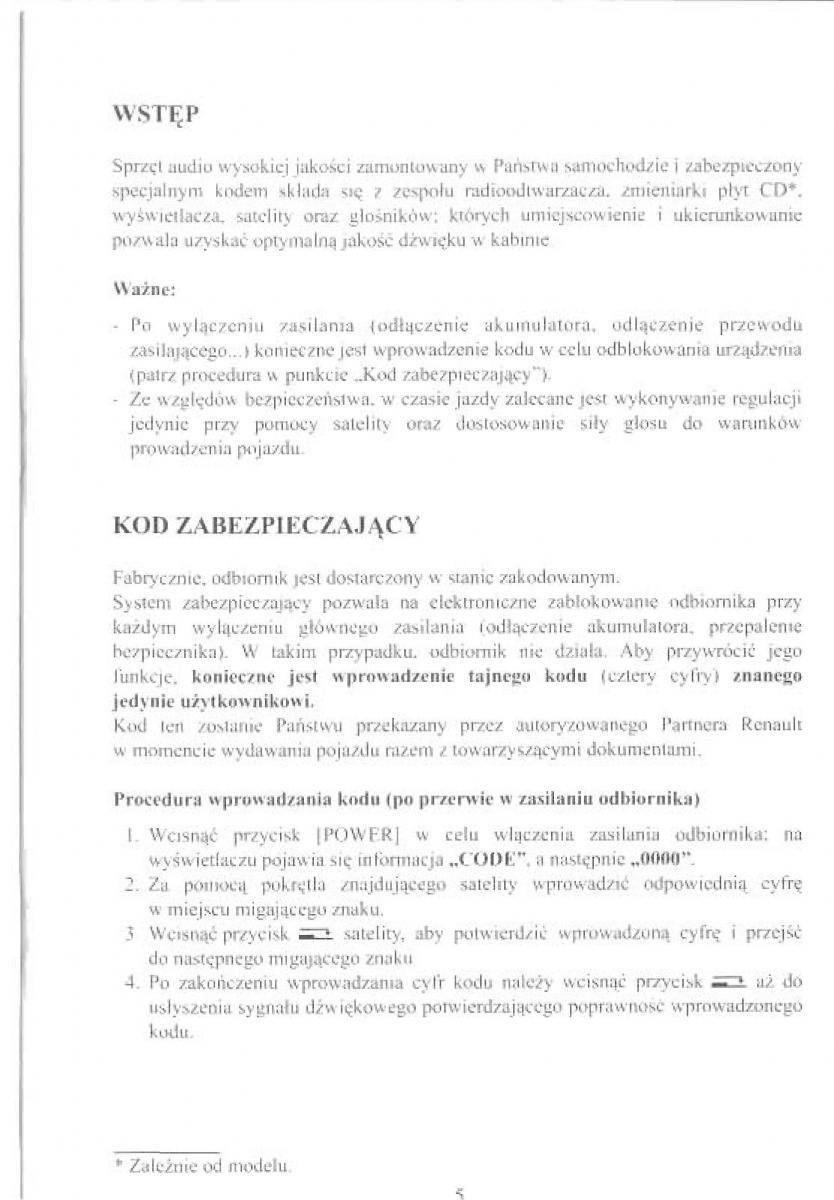 Renault Megane II 2 instrukcja obslugi / page 228