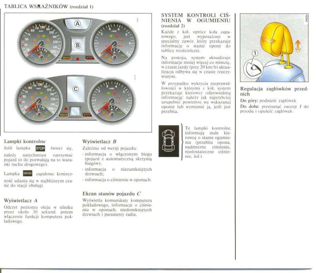 Renault Megane II 2 instrukcja obslugi / page 240