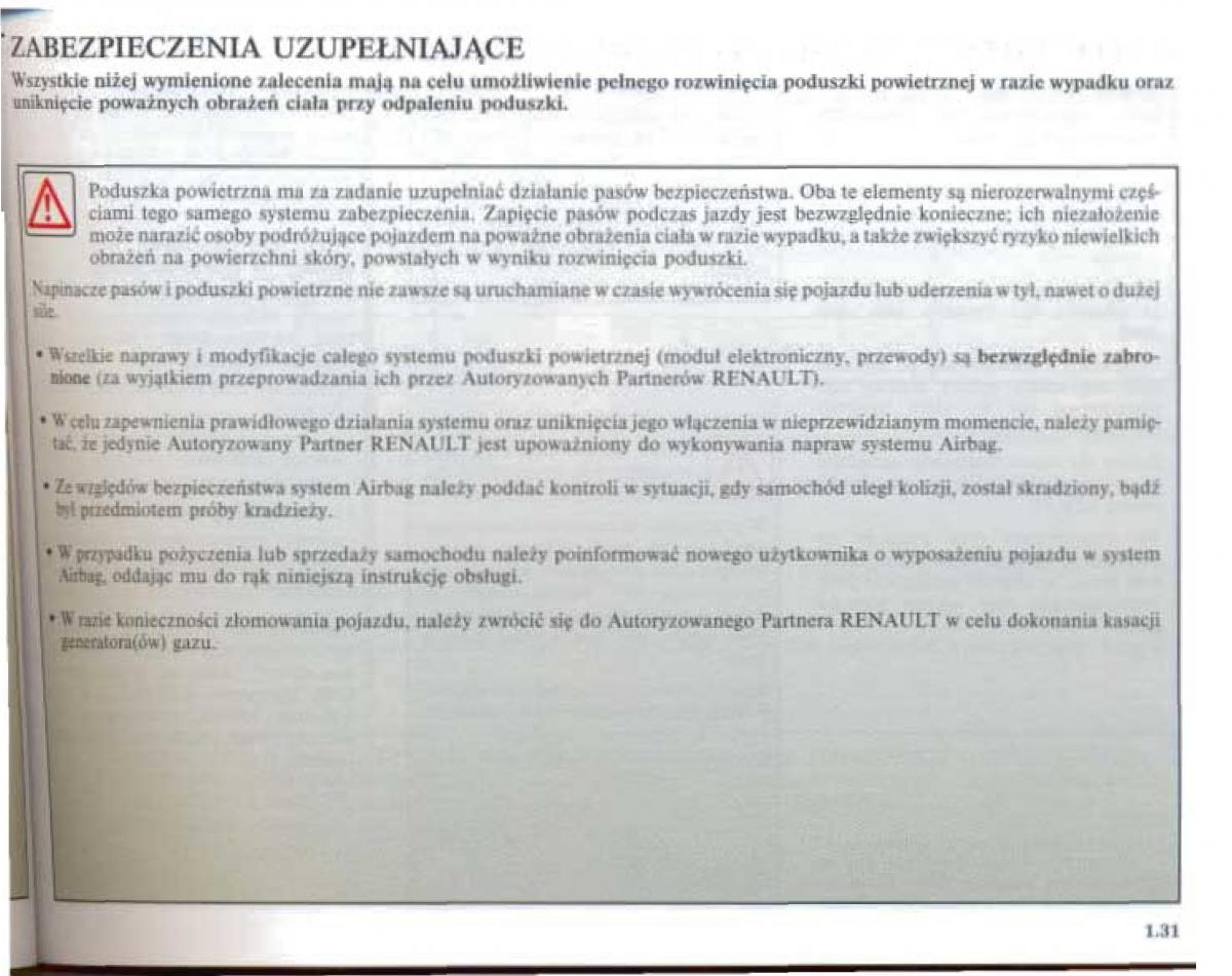 Renault Megane II 2 instrukcja obslugi / page 37