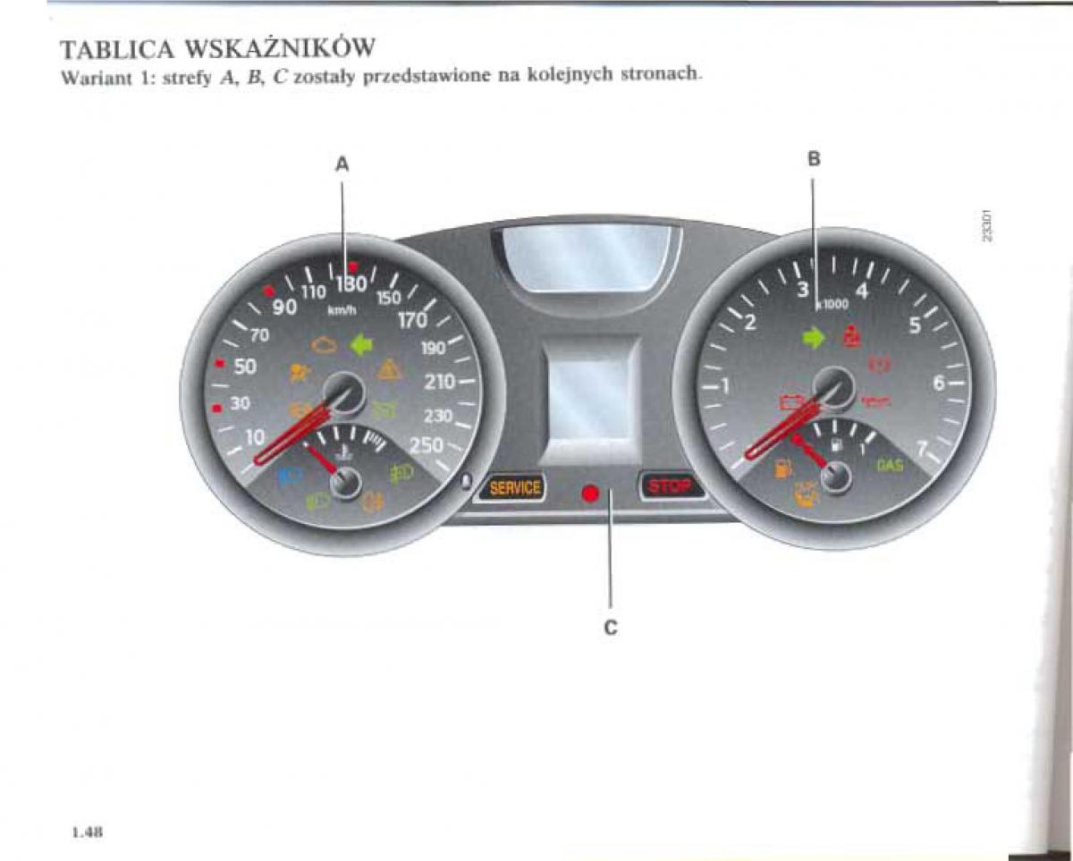 Renault Megane II 2 instrukcja obslugi / page 54