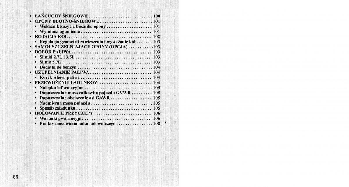 Chrysler 300C I 1 instrukcja obslugi / page 85