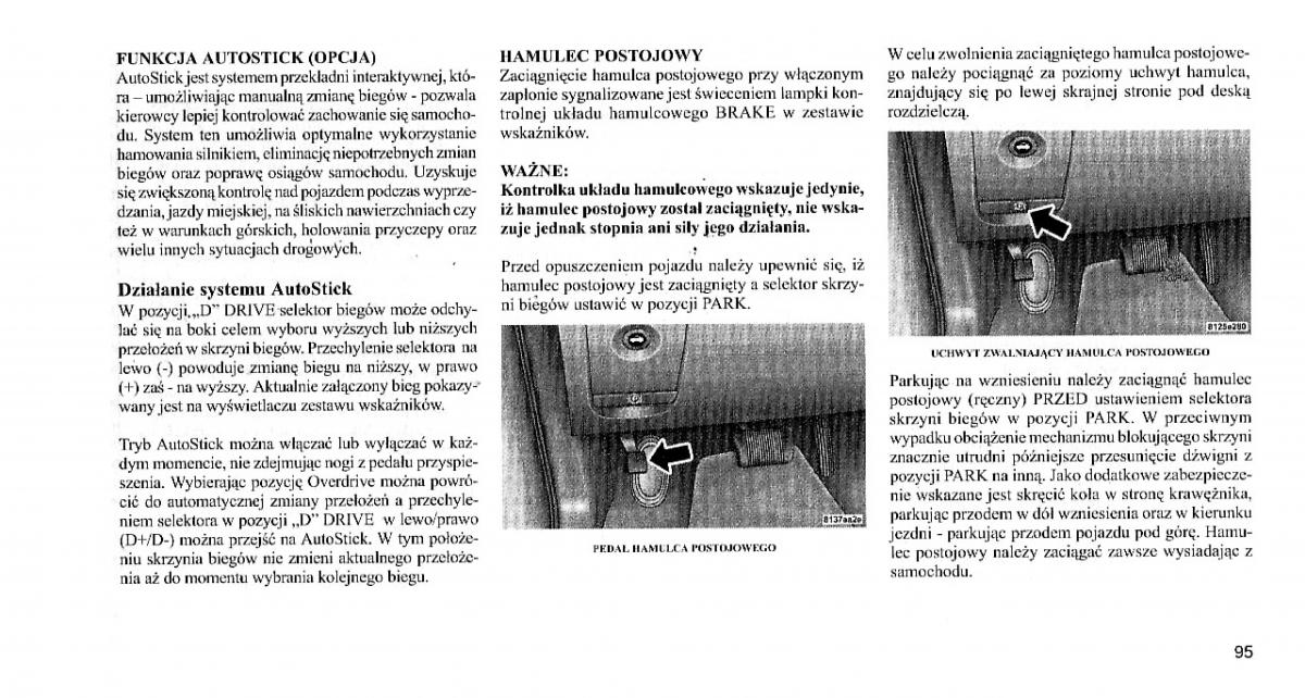 Chrysler 300C I 1 instrukcja obslugi / page 94