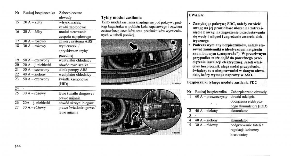 Chrysler 300C I 1 instrukcja obslugi / page 143