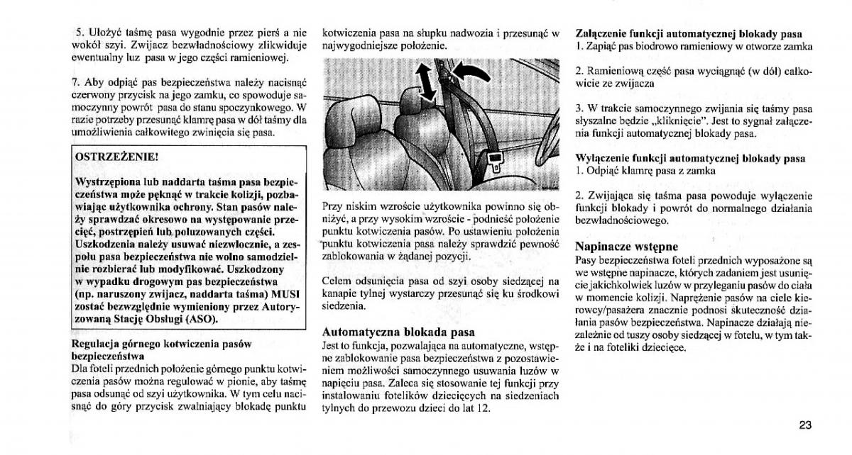 Chrysler 300C I 1 instrukcja obslugi / page 22