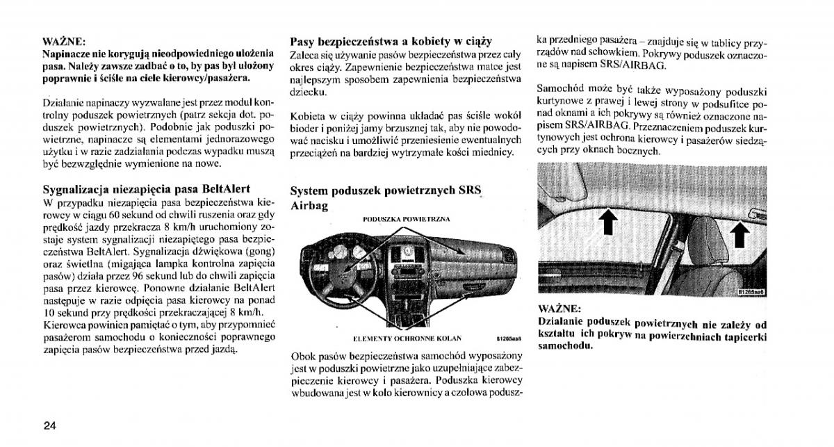 Chrysler 300C I 1 instrukcja obslugi / page 23