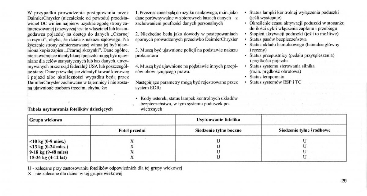 Chrysler 300C I 1 instrukcja obslugi / page 28