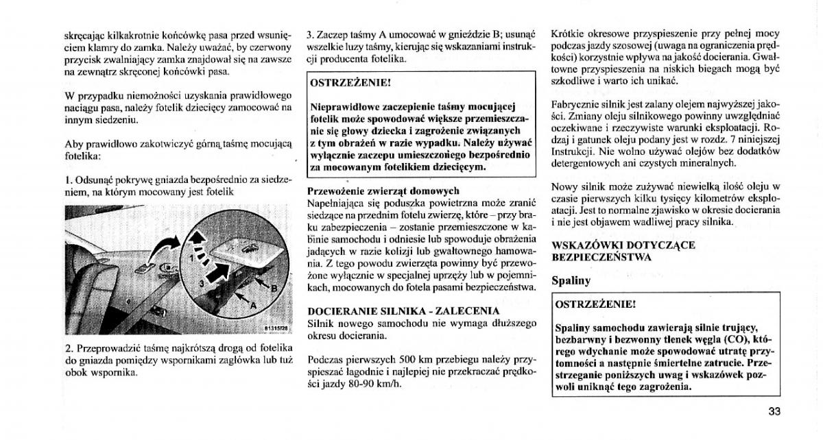 Chrysler 300C I 1 instrukcja obslugi / page 32