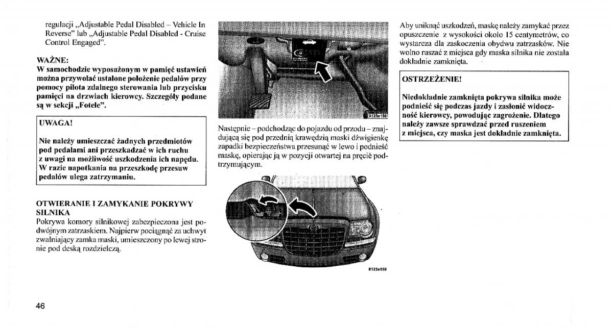 Chrysler 300C I 1 instrukcja obslugi / page 45